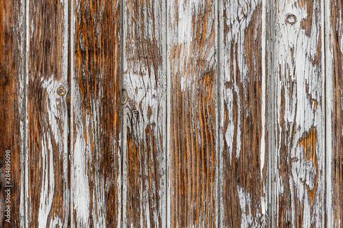 detail of old wooden gate