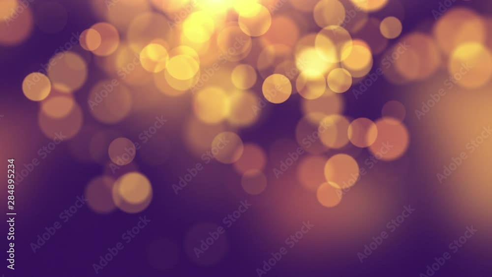 Bokeh Round Orbs Glowing Golden Particles falling from the sky Seamless Looping Background Bokeh Round Orbs Glowing Golden Particles falling from the sky Seamless Looping Background