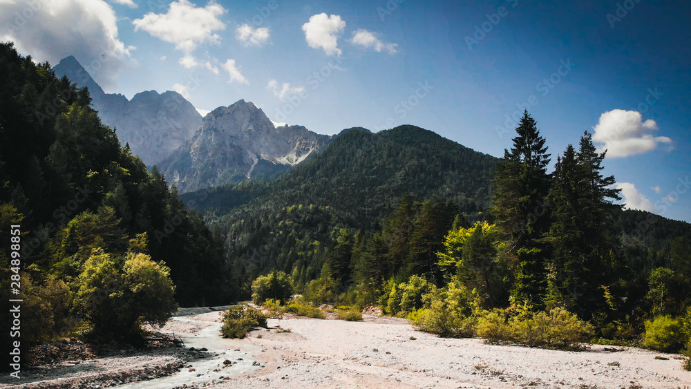Triglav mountains in triglav national park, part of Julian Alps in Slovenia. Triglav mountains in triglav national park, part of Julian Alps in Slovenia.