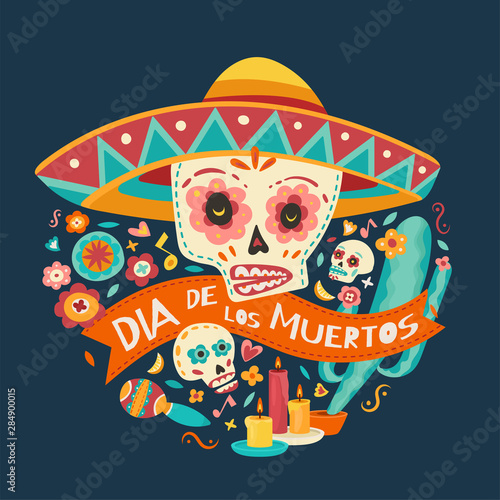 Day of the dead. Vector illustration.