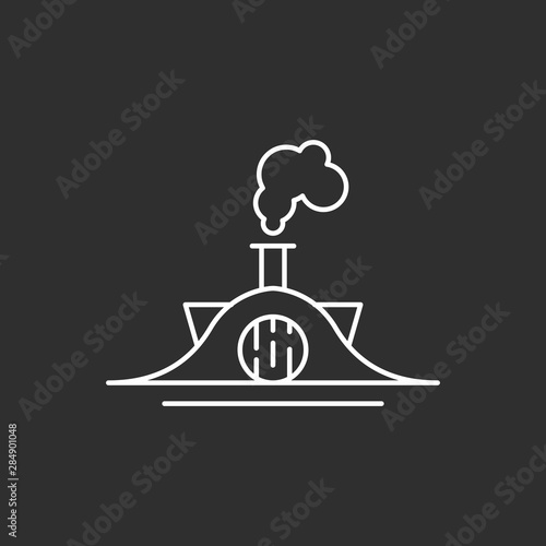 Fairytale house icon.
