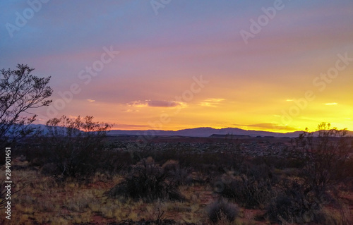 St George Utah desert evening sunset