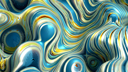 Bright, juicy abstraction background. 3d illustration, 3d rendering.