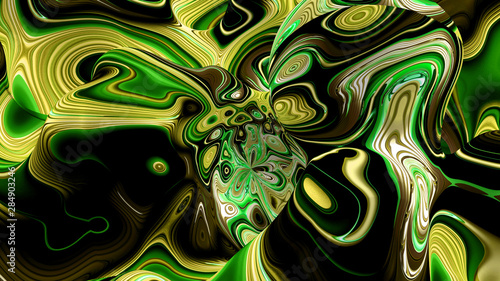 Bright  juicy abstraction background. 3d illustration  3d rendering.