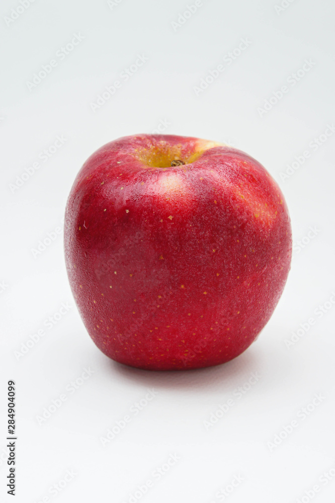 red apple fruit on white background red apple fruit on white background