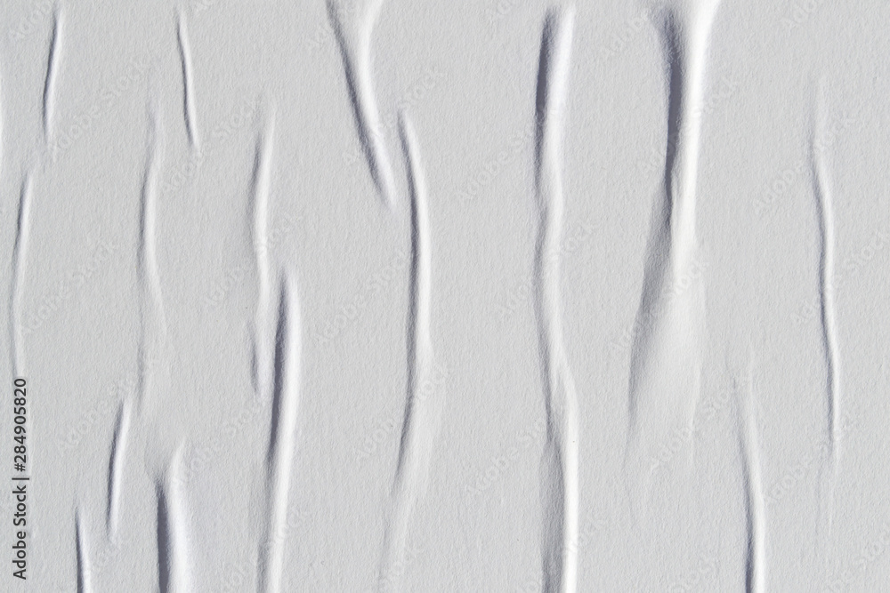 White creased poster texture. Abstract background. White creased poster texture. Abstract background.