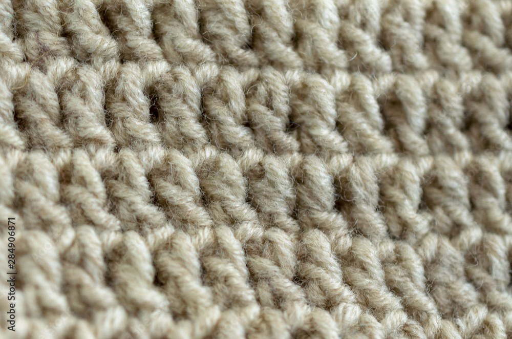 Crocheted or knitted Texture Close up, Fabric background Crocheted or knitted Texture Close up, Fabric background
