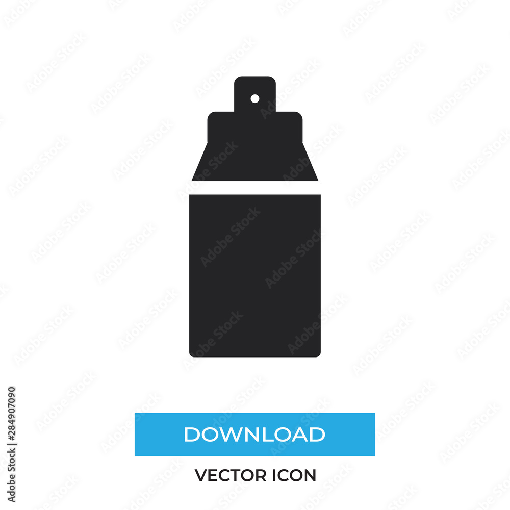 Spray vector icon, simple sign for web site and mobile app. Spray vector icon, simple sign for web site and mobile app.
