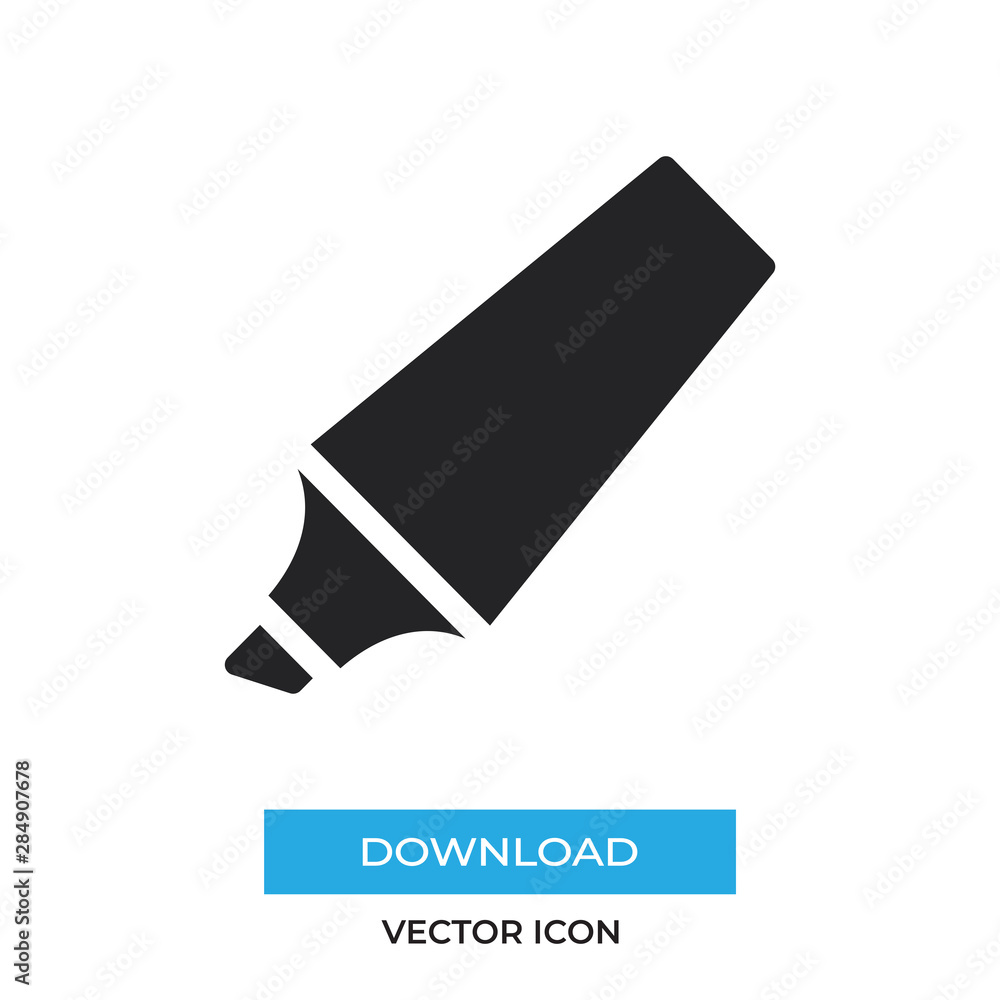Marker vector icon, simple sign for web site and mobile app. Marker vector icon, simple sign for web site and mobile app.