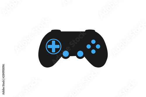 Game pad Icon, Video game / video game controlling icon trendy flat style isolated on white background