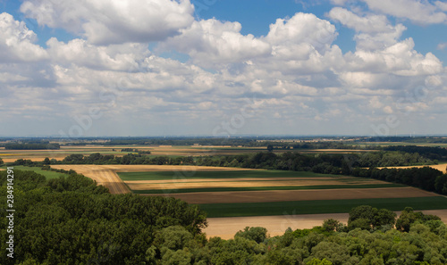 Slovakia fields  near Devin castle  Europe. July 14  summer 2019