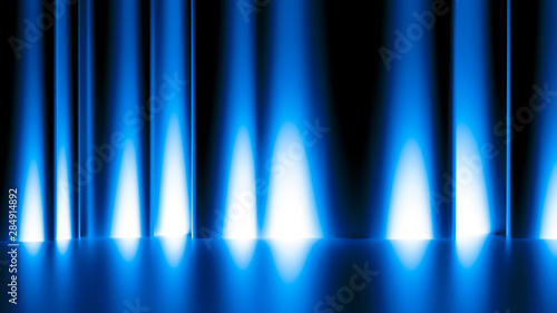 Luxury elegant curtain background. 3d illustration, 3d rendering.