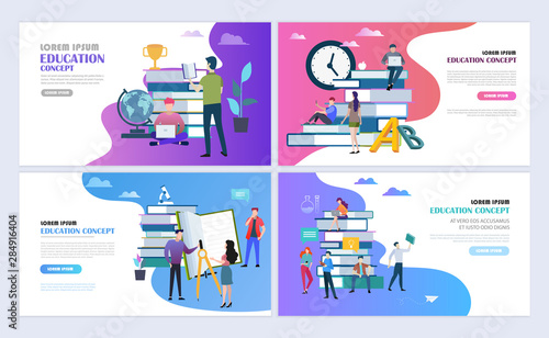 Education landing pages