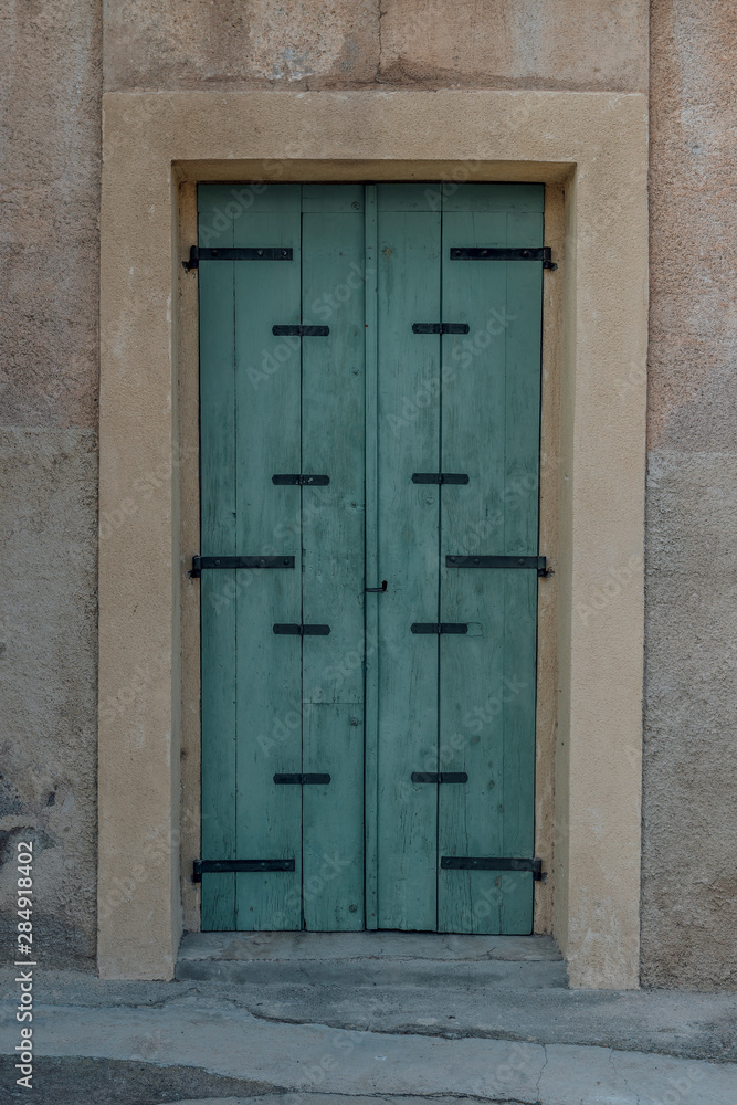 Old Beautiful Door of French House