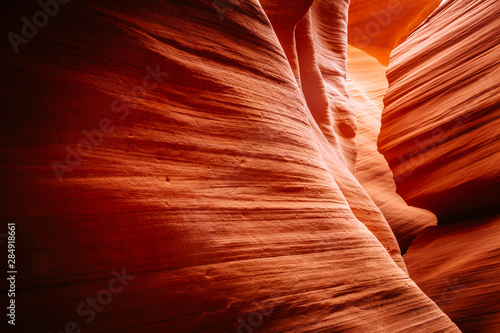 Lower Antelope Canyon is a slot canyon with ethereal sandstone formations.