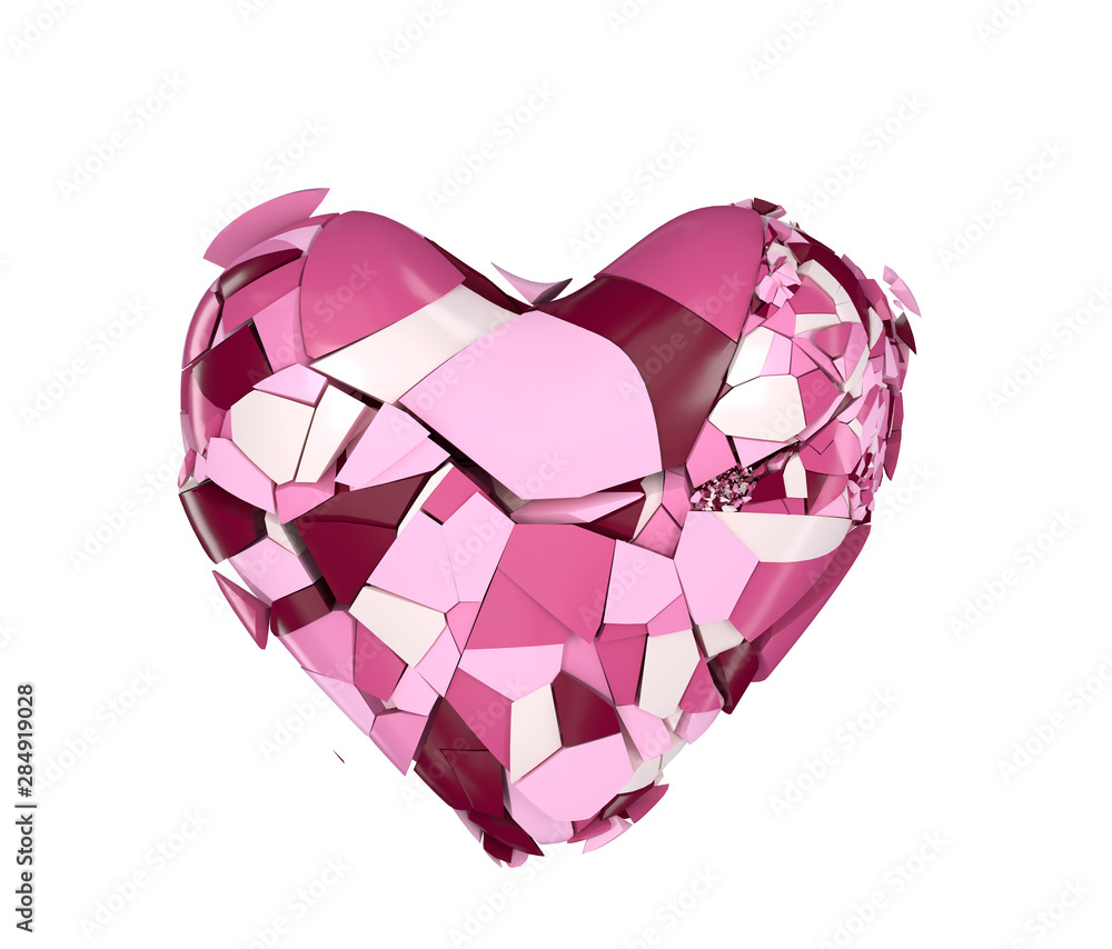 Luxury 5 color puzzle nice heart Luxury 5 color puzzle nice heart