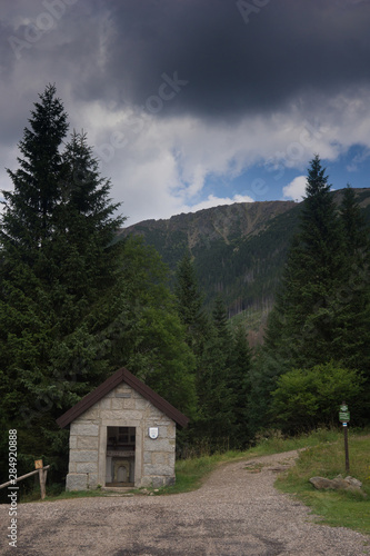 mountain chapel in Obri Dul in the Krkonose/ karkonosze/Giant MOuntains in the czech republic