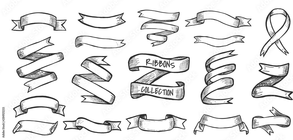 Banner shapes and accessory tapes set Banner shapes and accessory tapes set