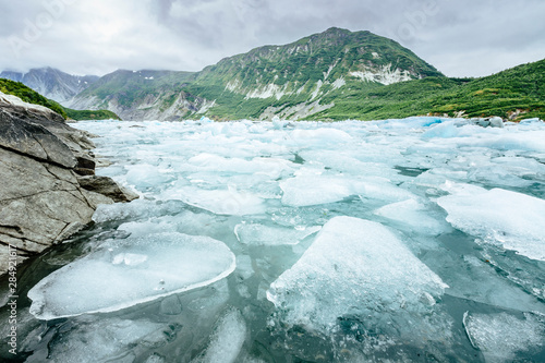 McBride Inlet, Glacier Bay National Park, Alaska, USA photo