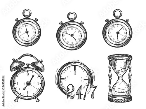 Collection of different time devices