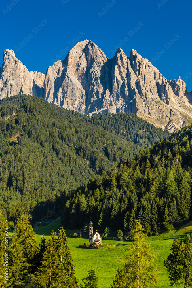 Church And Dolomites Peaks - Val Di Funes, Italy
