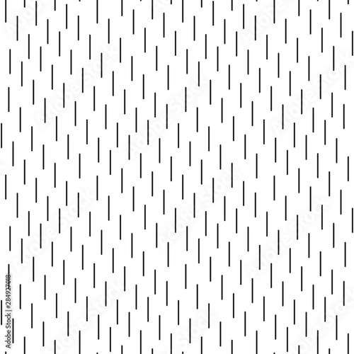 Thin strokes pattern. Dashes motif. Hatches background. Linear backdrop. Grid wallpaper. Digital paper, web design, textile print, abstract. Seamless surface. Broken lines ornament. eps10