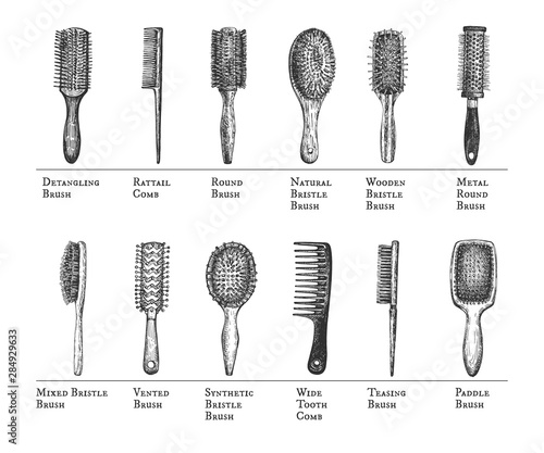 Hairbrushes and combs guide