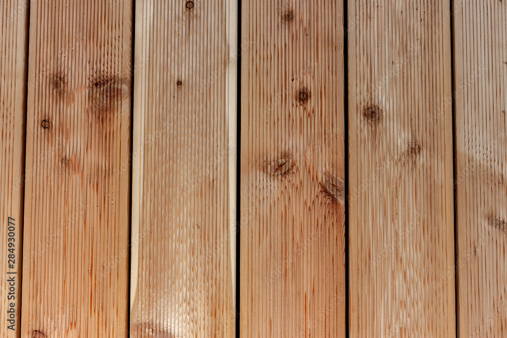 wooden terrace made of Siberian larch background wooden terrace made of Siberian larch background