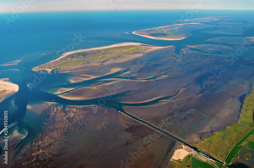 Fotografía Von Nessmersiel zur Insel Baltrum durch das Wattenmeer