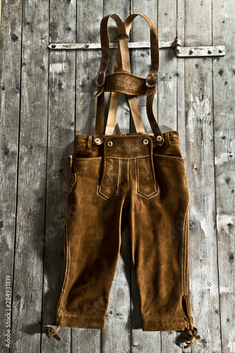 Leather trousers