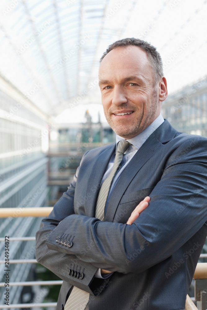Germany, Leipzig, Businessman smiling, portrait Germany, Leipzig, Businessman smiling, portrait