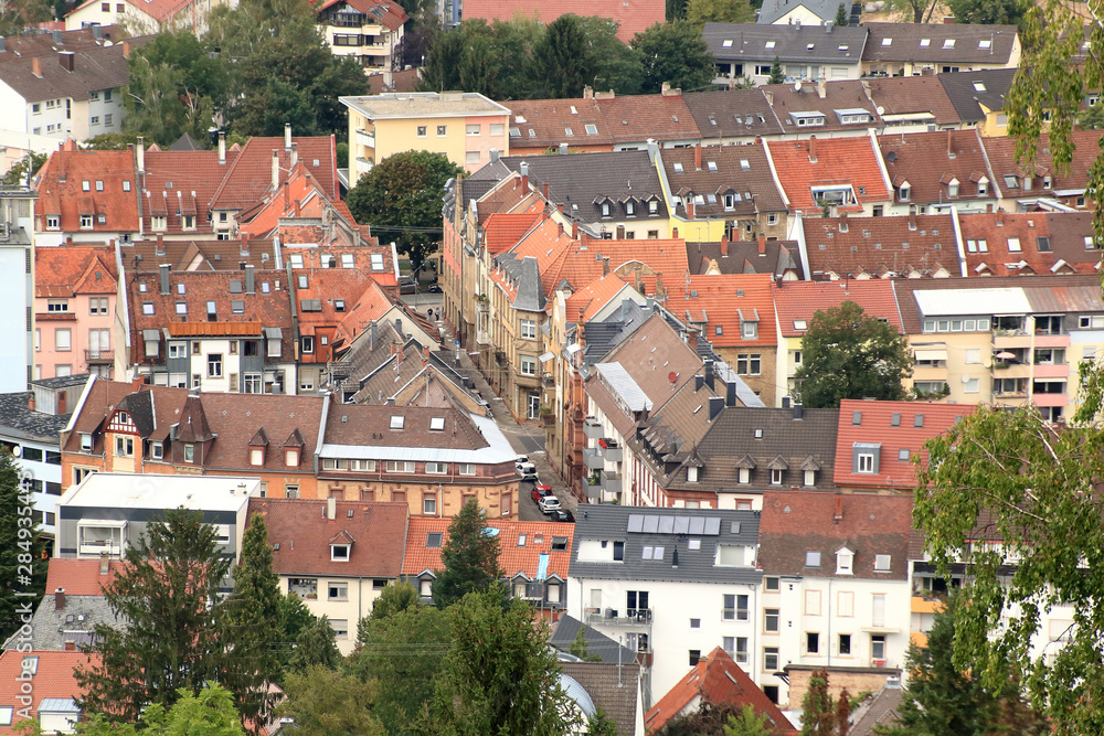 Obraz premium Häusermeer einer deutschen Stadt
