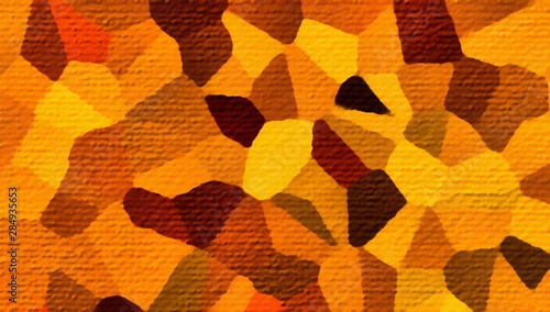 Abstract polygonal background. Triangles texture. Geometric modern art. Futuristic simple painting on canvas. Pattern for design. Backdrop template. Low poly concept artwork. Decorative elements.