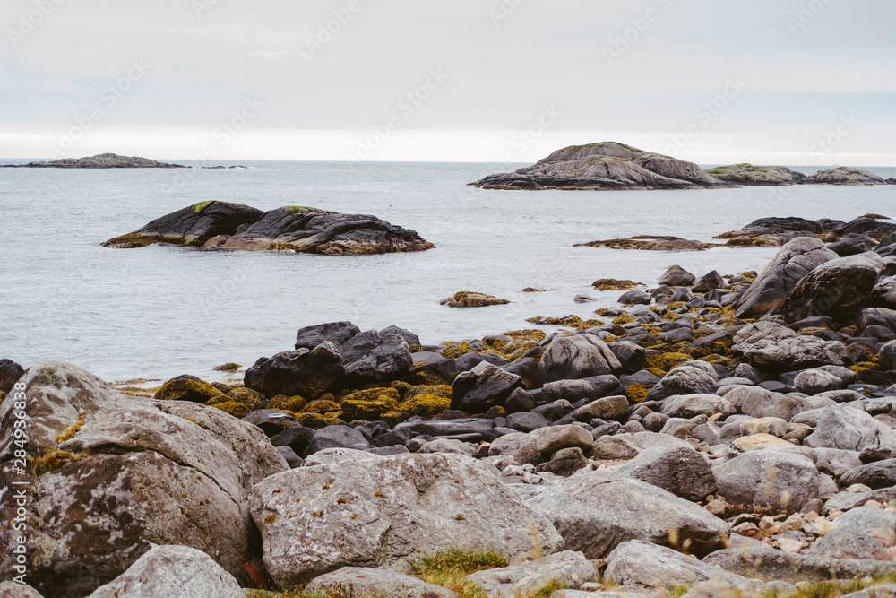 Sea View at Lofoten Islands, Norway Sea View at Lofoten Islands, Norway