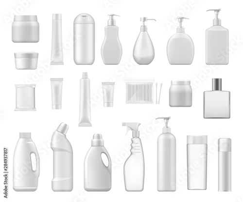 Cosmetic containers and chemical plastic bottles