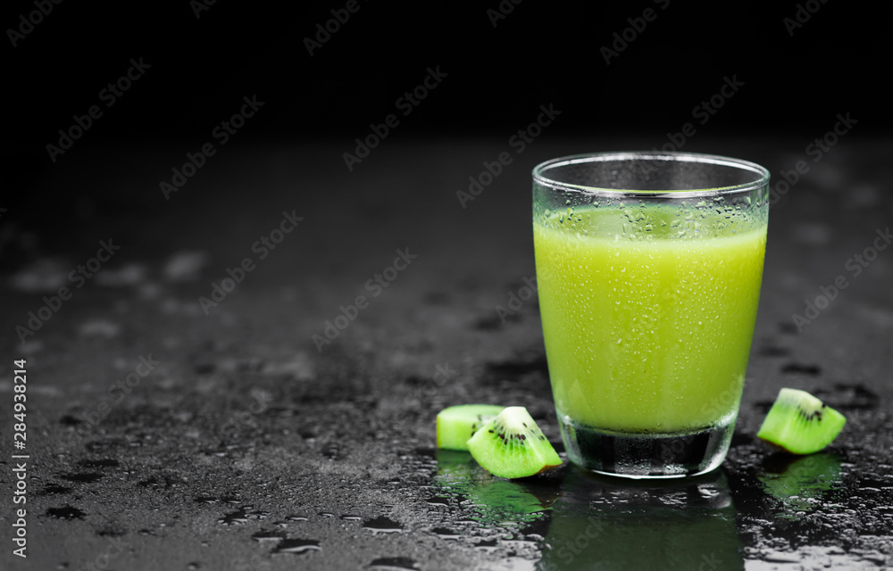 Fresh made Kiwi Smoothie (selective focus) Fresh made Kiwi Smoothie (selective focus)