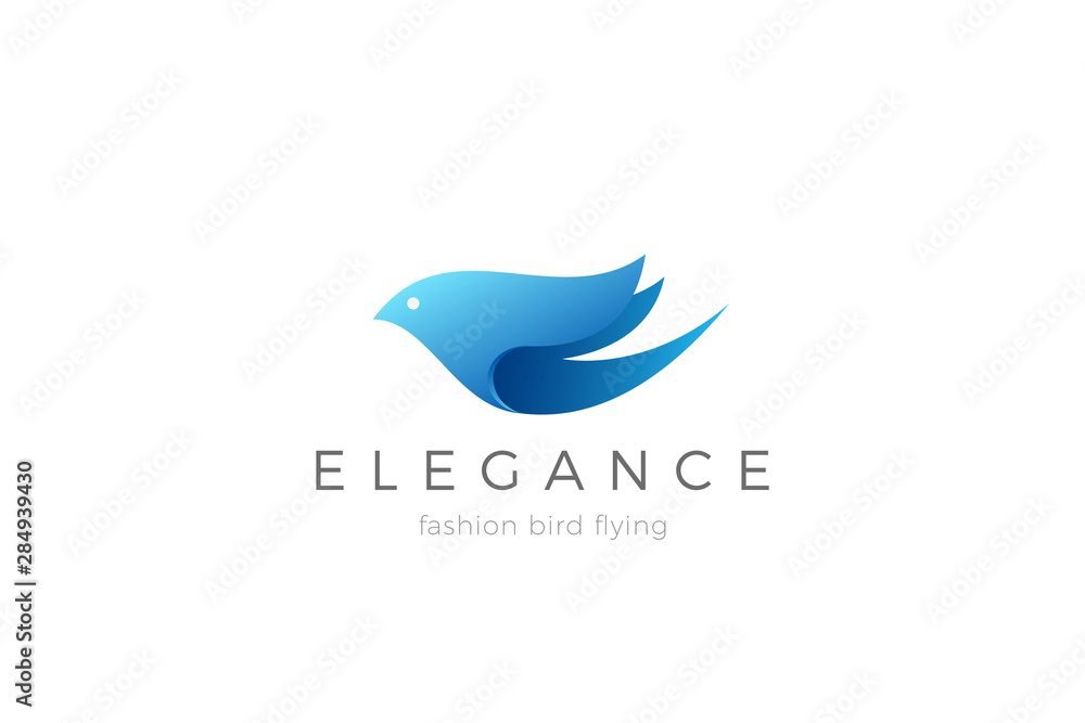 Flying Bird abstract Logo Elegant design vector template. Cosmetics SPA Fashion Beauty Health Care logotype concept icon. Flying Bird abstract Logo Elegant design vector template. Cosmetics SPA Fashion Beauty Health Care logotype concept icon.