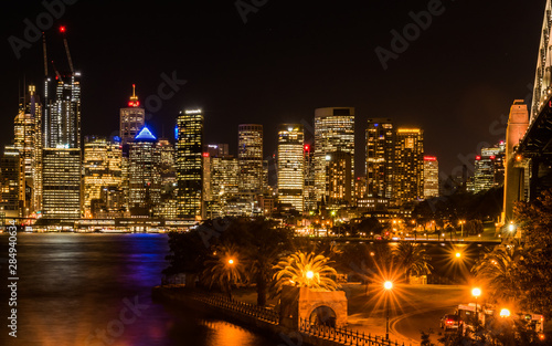 Melbourne City at night