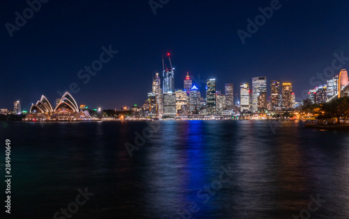 Sydney Harbour at night © Hans