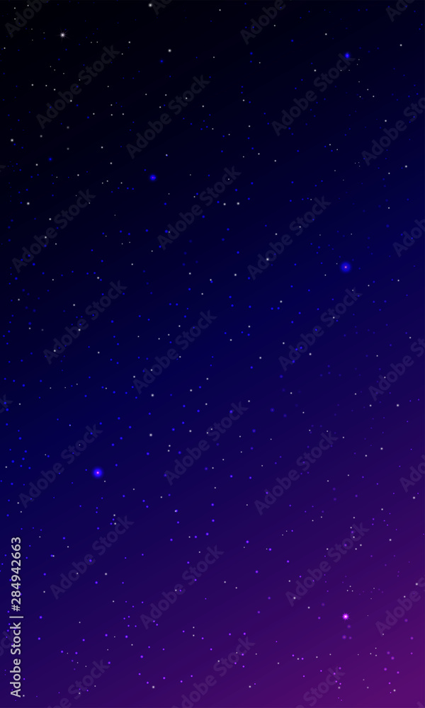 Colorful galaxy with star. Abstract background.
