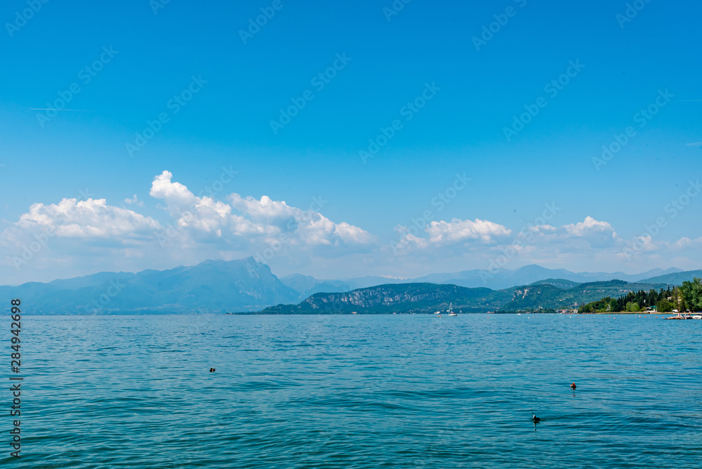 Garda Lake panorama in Italy