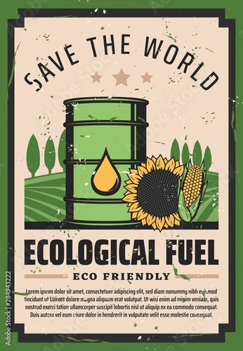 Save world ecological fuel, eco friendly biodiesel