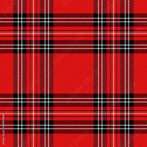 Christmas new year Tartan. Pattern Scottish cage