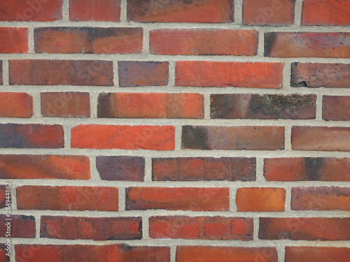 Rote Ziegelstein Mauer 
