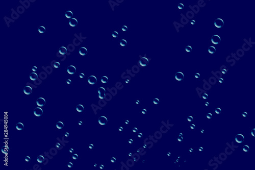 Illustration of image of water drops  carbonic acid  bubbles  etc.                                                            