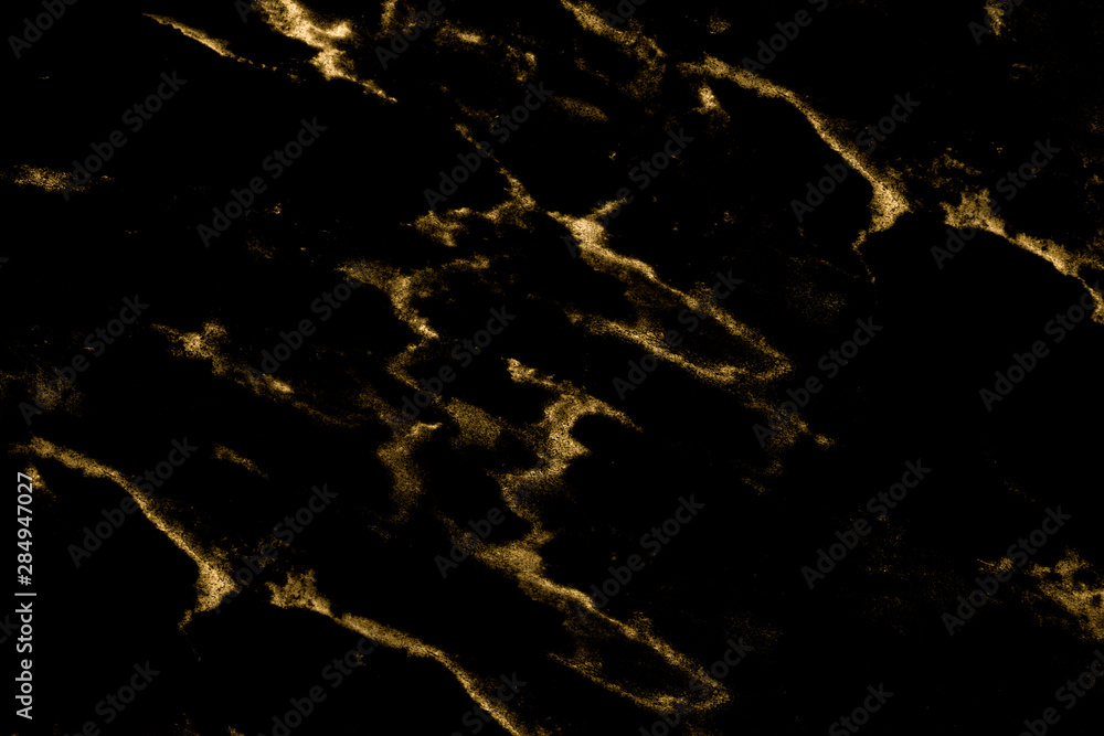 Fototapeta Black gold marble surface for do ceramic counter white light texture tile background marble natural for interior decoration and outside.