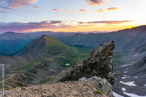 Grays peak, Colorado at sunrise