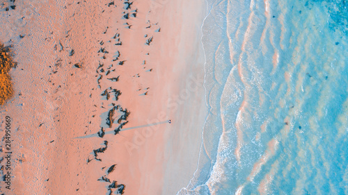 Aerial View of Australian Beaches and Coastline of the Great Ocean Road