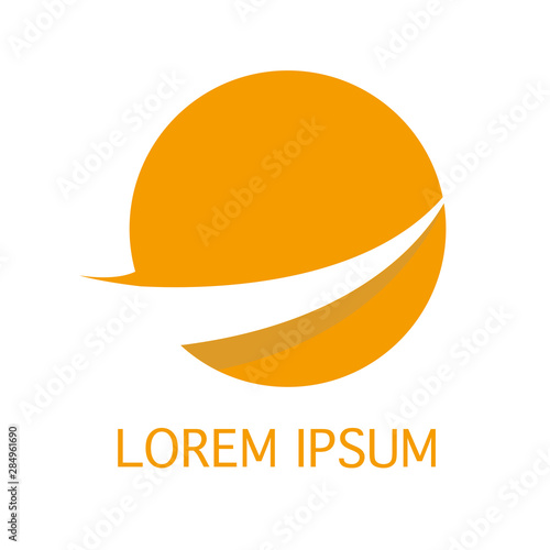 Logo Sun with Swish