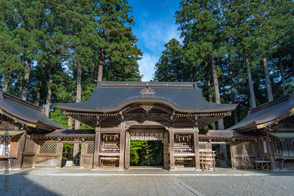 新潟 弥彦神社 随神門